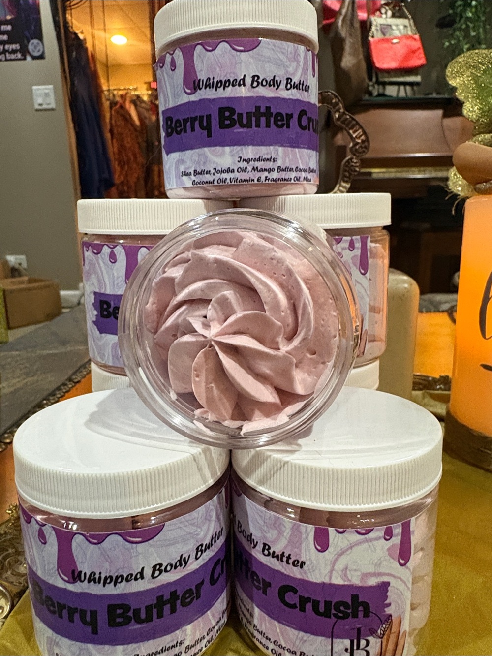 JBotanicals-Whipped Body Butter - Berry Butter Crush NATURAL Bundle 3/$20 mix - Picture 6 of 6
